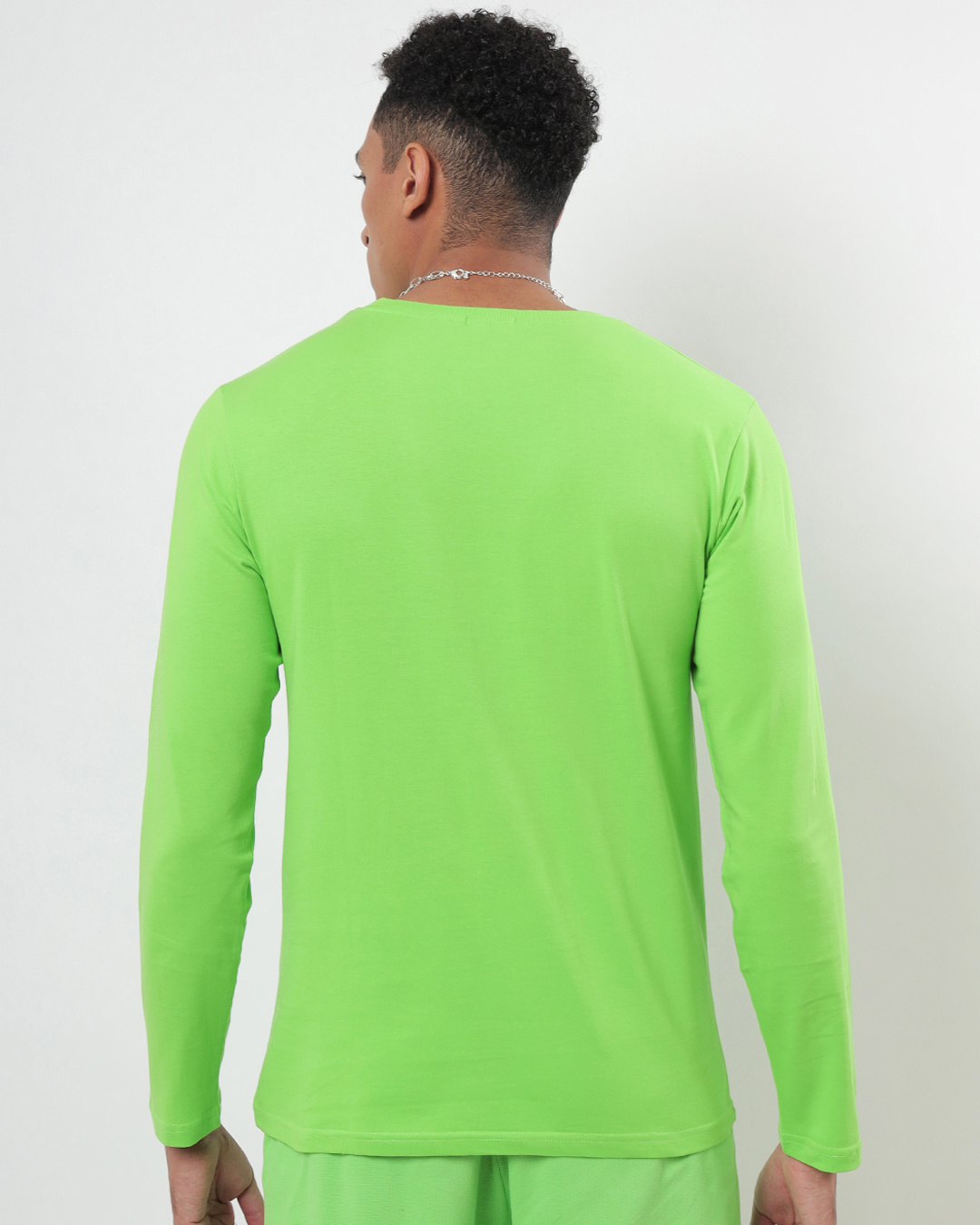 Shop Men's Green Headphone Beat Graphic Printed T-shirt-Back