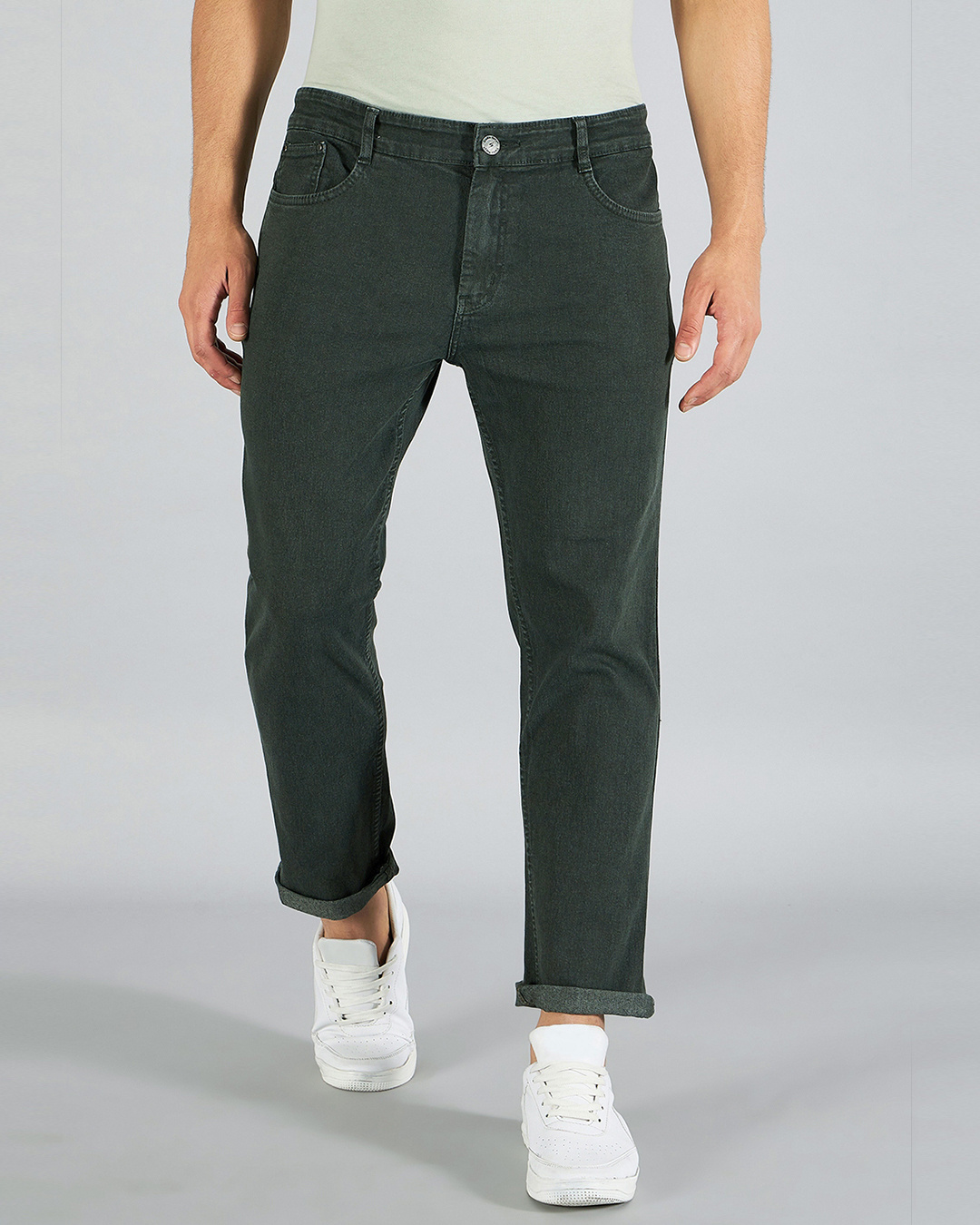 Buy Men's Green Jeans for Men Green Online at Bewakoof