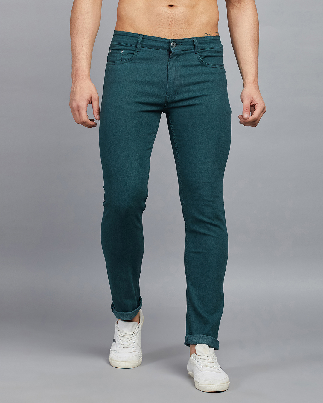 Buy Men's Green Jeans Online at Bewakoof