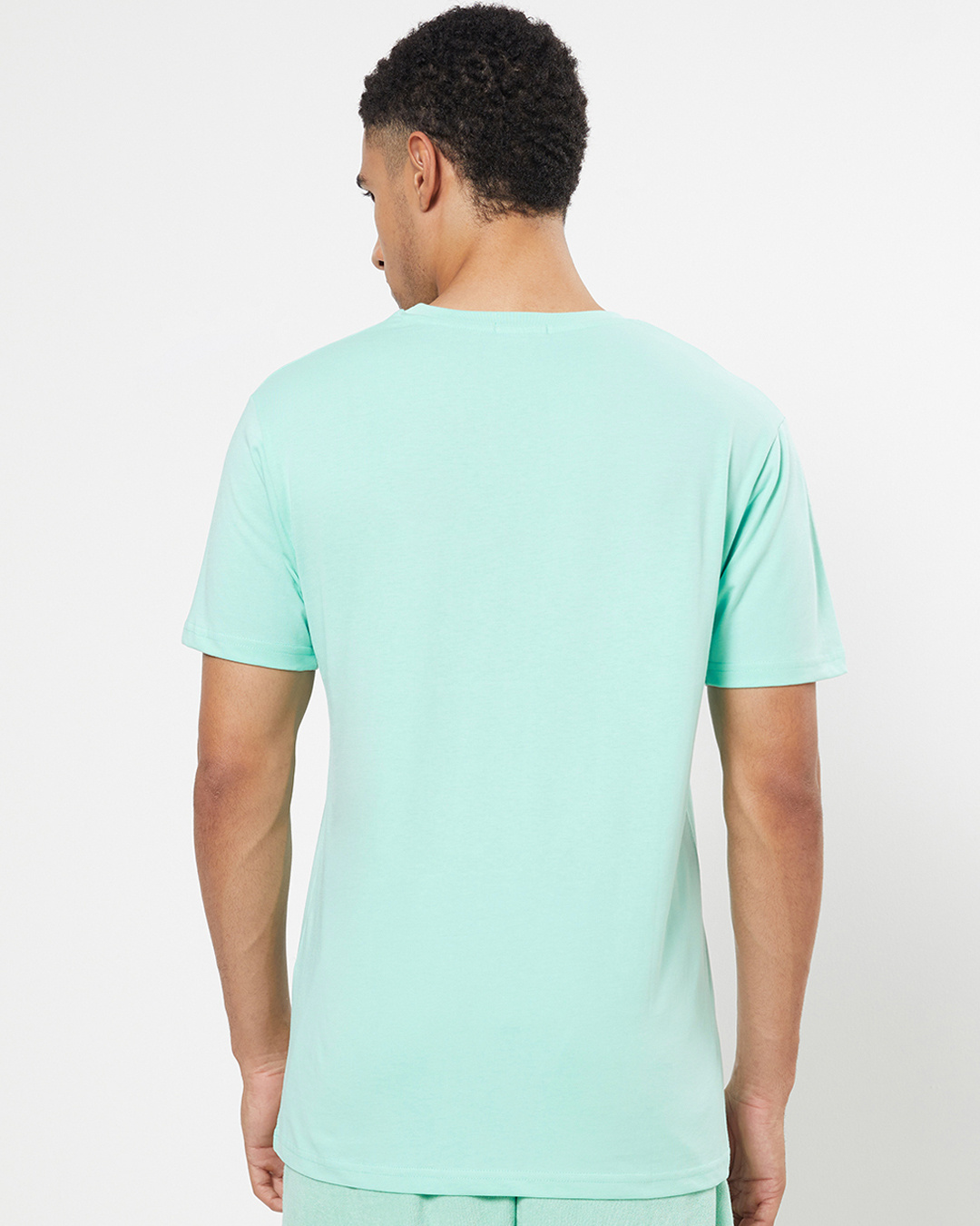 Shop Men's Green Monday Minion Graphic Printed T-shirt-Back