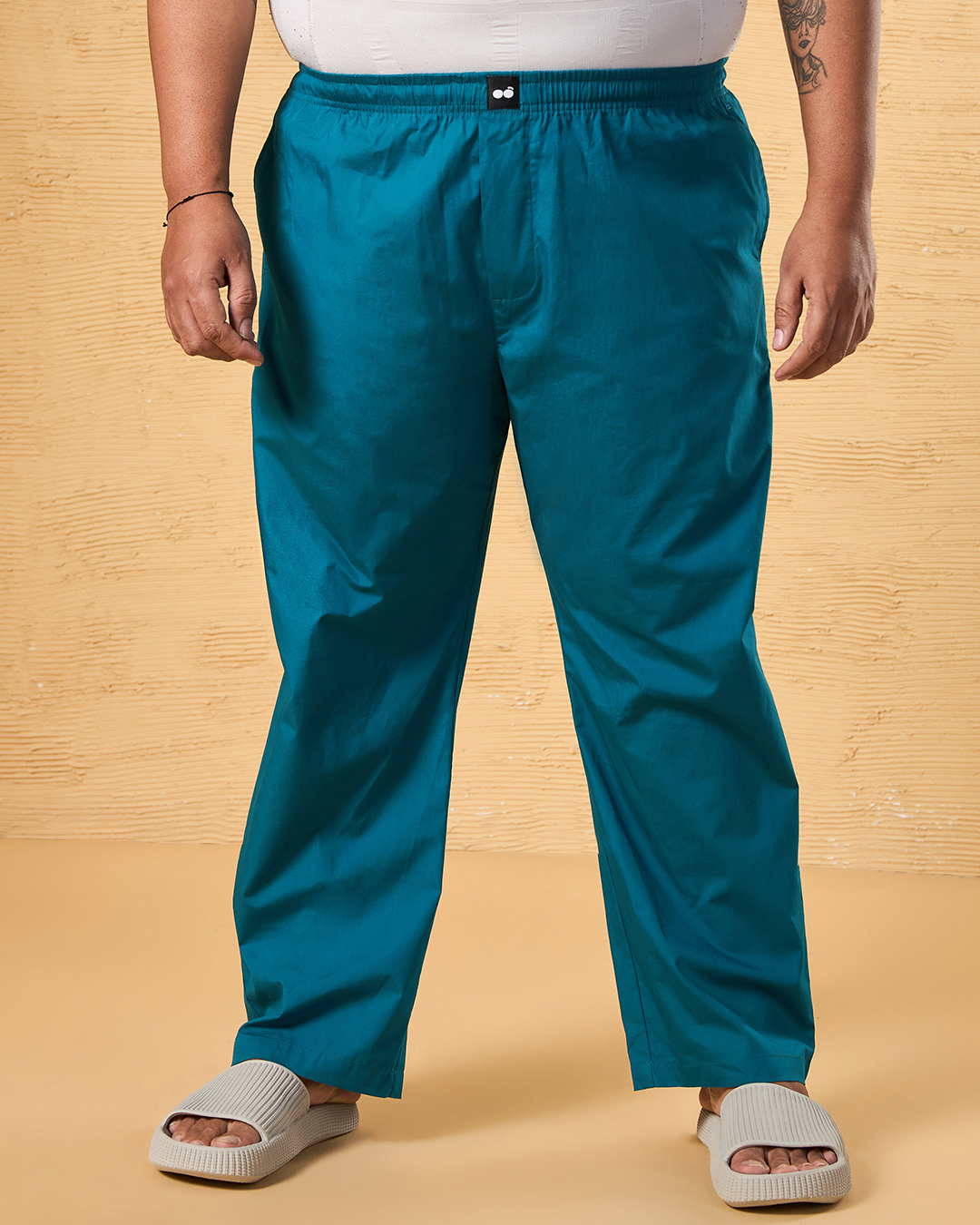 Shop Men's Green Plus Size Pyjamas-Back