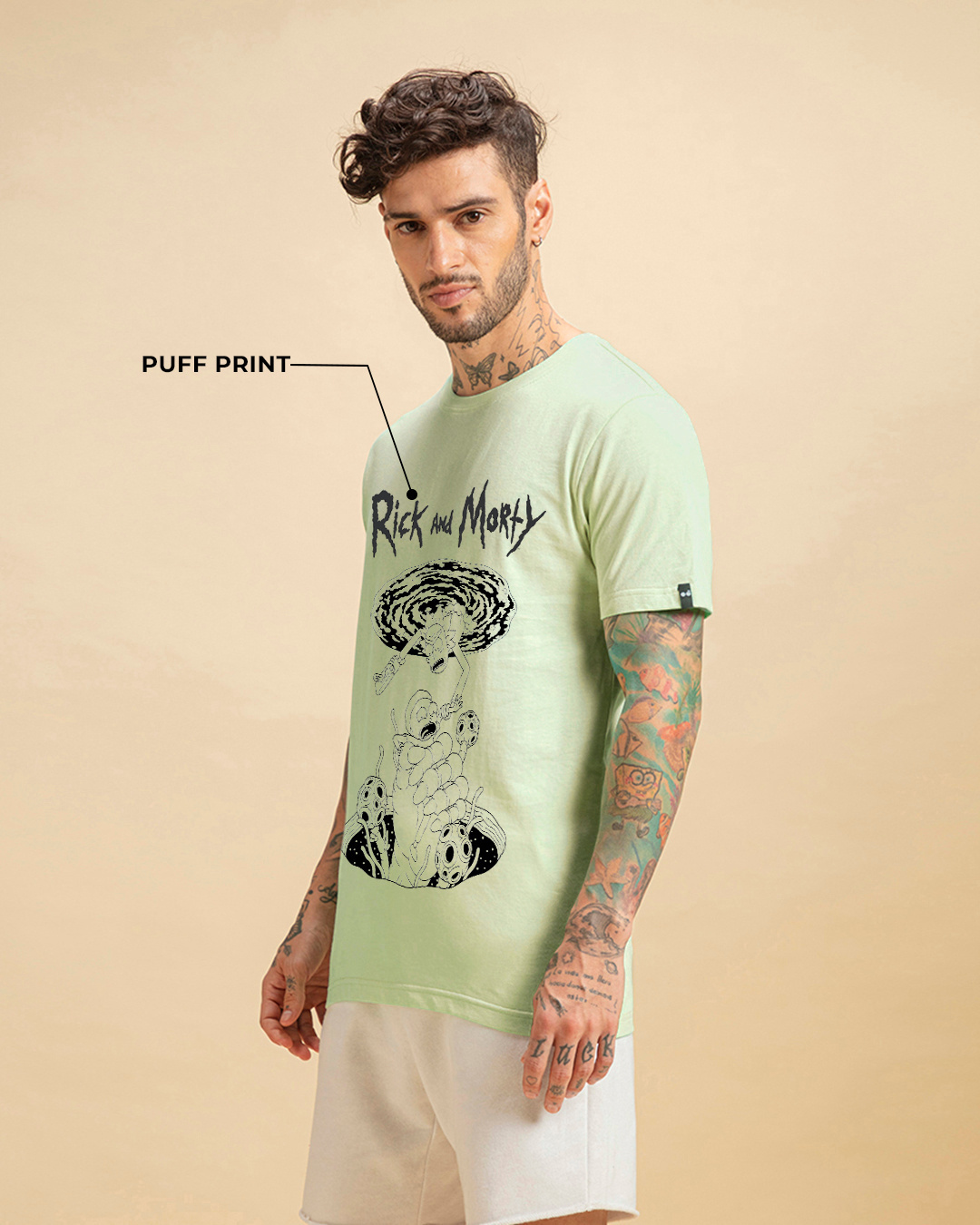 Shop Men's Green Portal Boys Graphic Printed T-shirt-Back