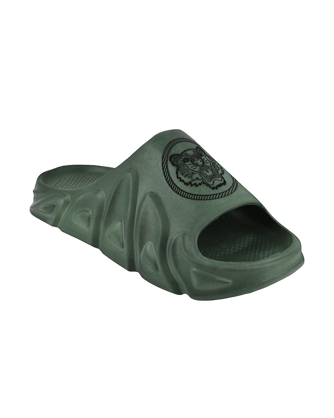 mens green slides