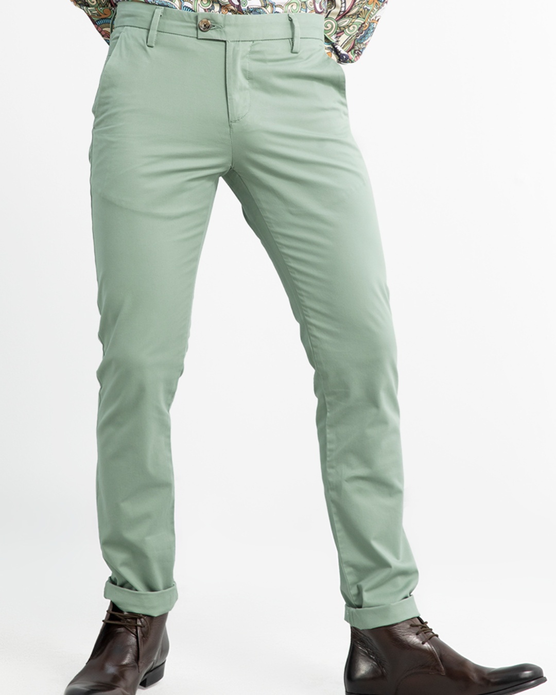 Buy Men's Green Slim Fit Chinos for Men Green Online at Bewakoof