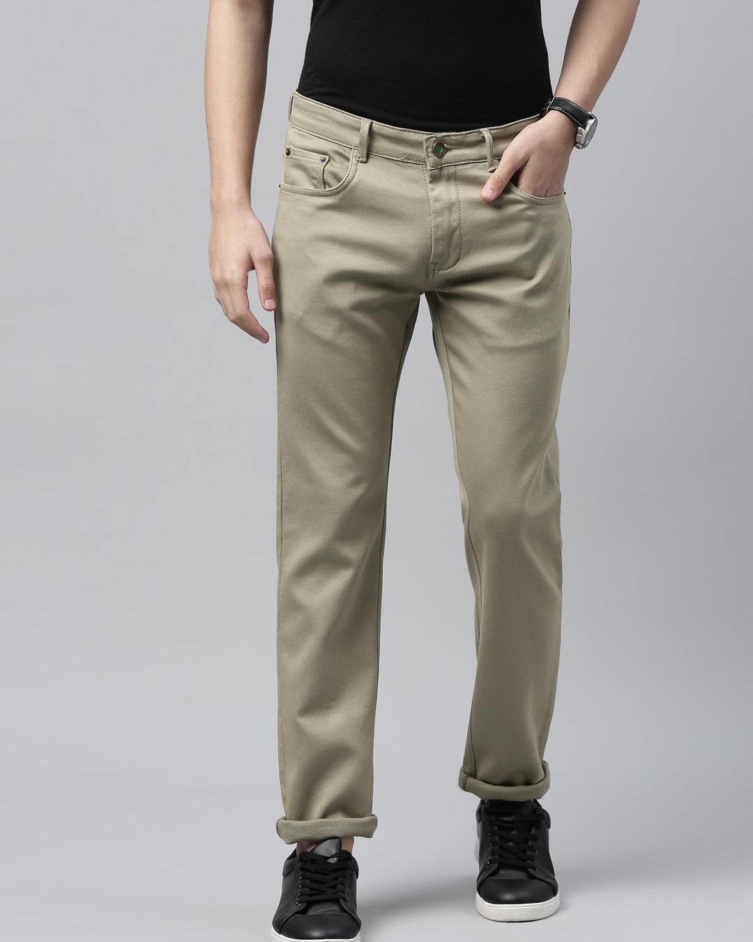 Buy Men's Green Slim Fit Jeans for Men Green Online at Bewakoof