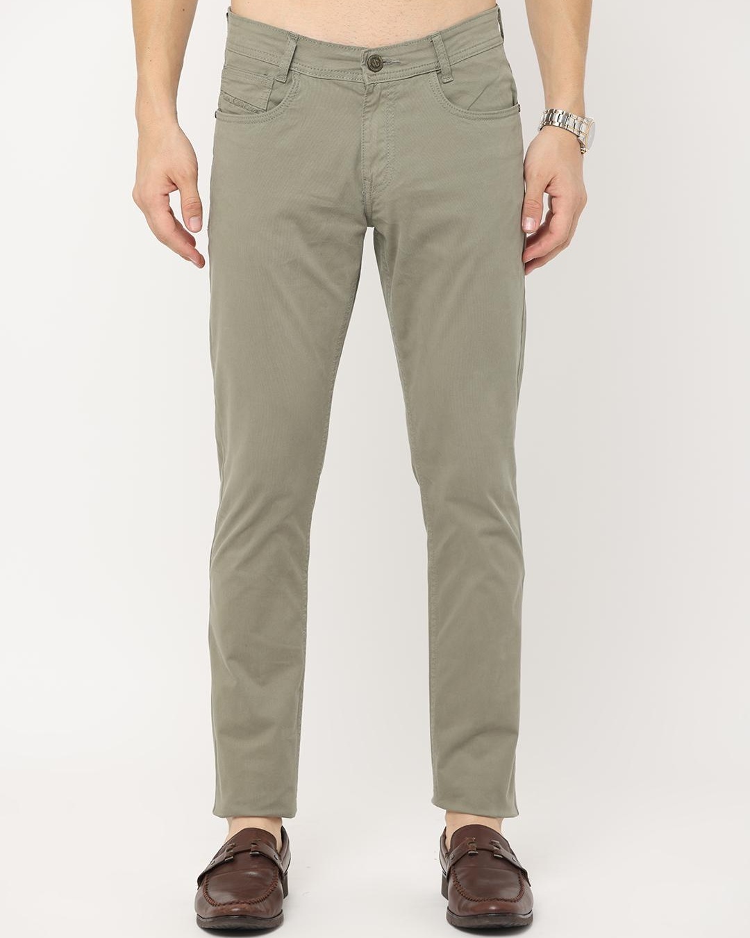 Buy Men's Green Slim Fit Jeans Online at Bewakoof