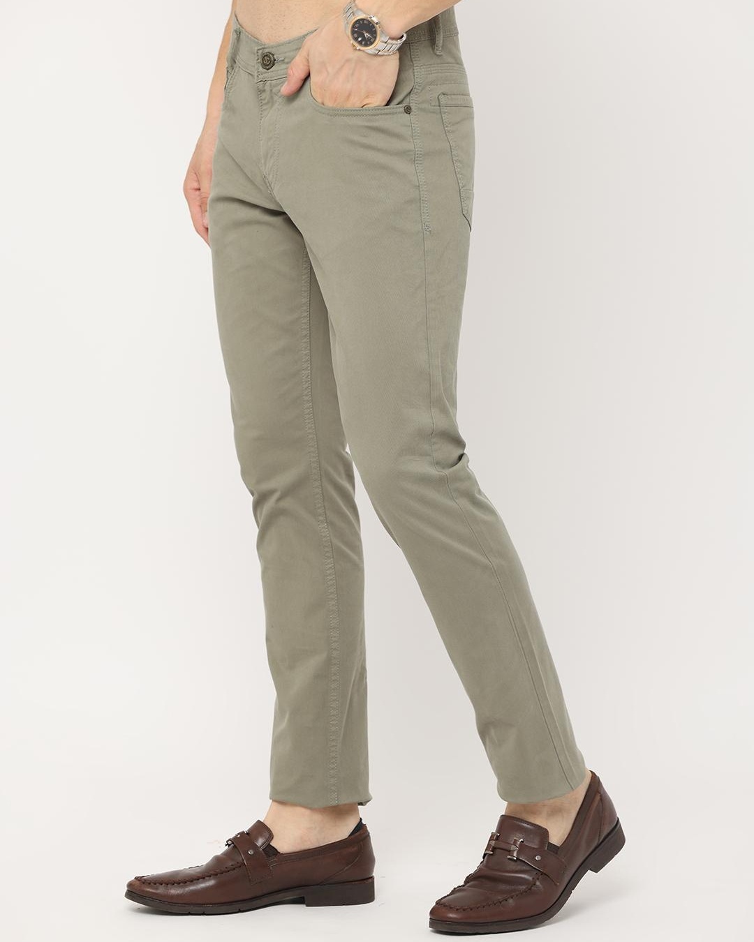 Buy Men's Green Slim Fit Jeans Online at Bewakoof