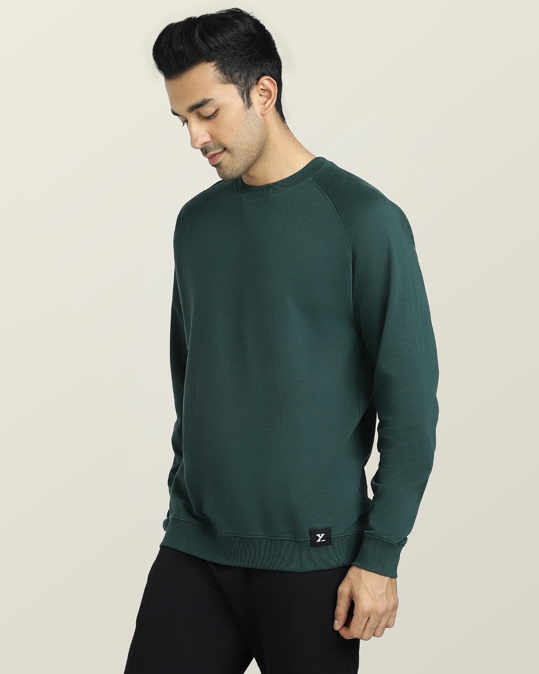 Shop Men's Green Sweatshirt-Back