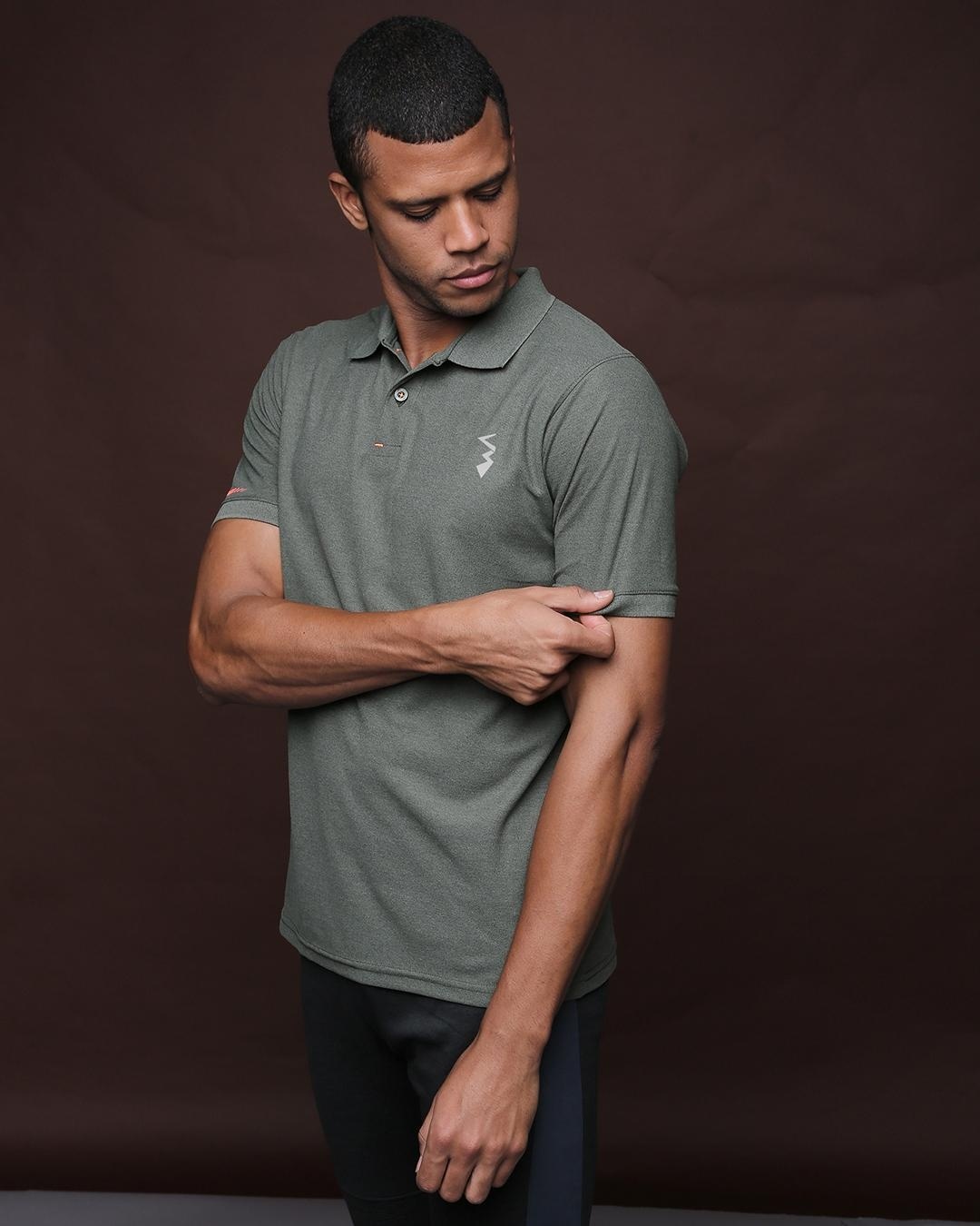 new look mens green shirt