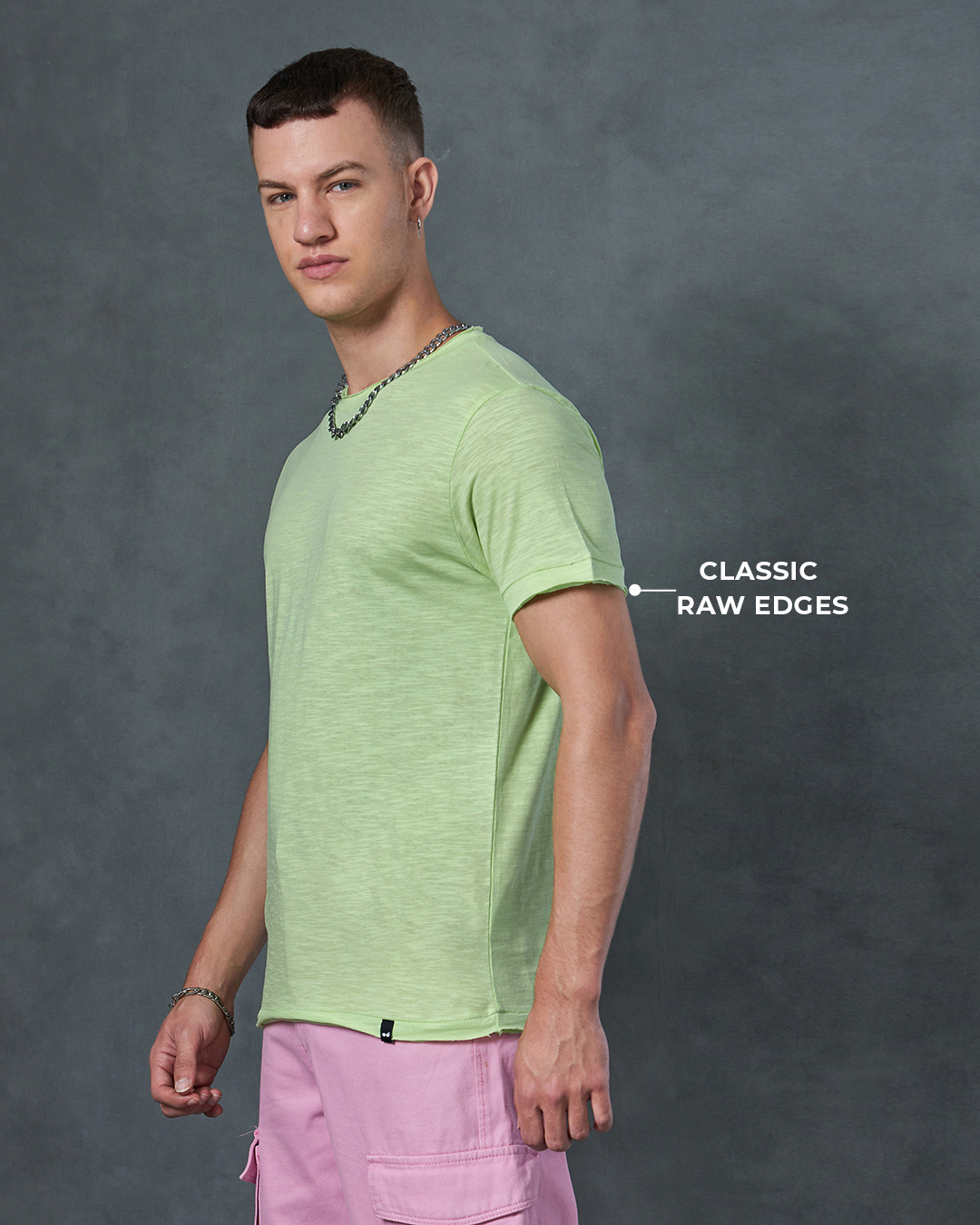 Shop Men's Green T-shirt-Back