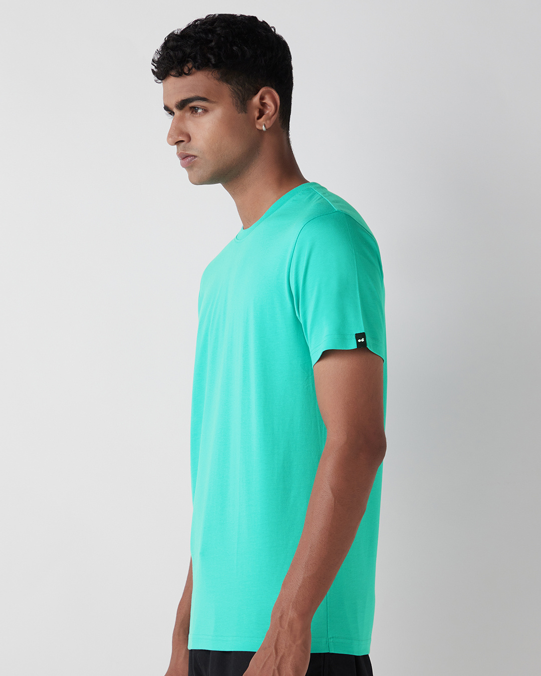 Shop Men's Pool Blue T-shirt-Back