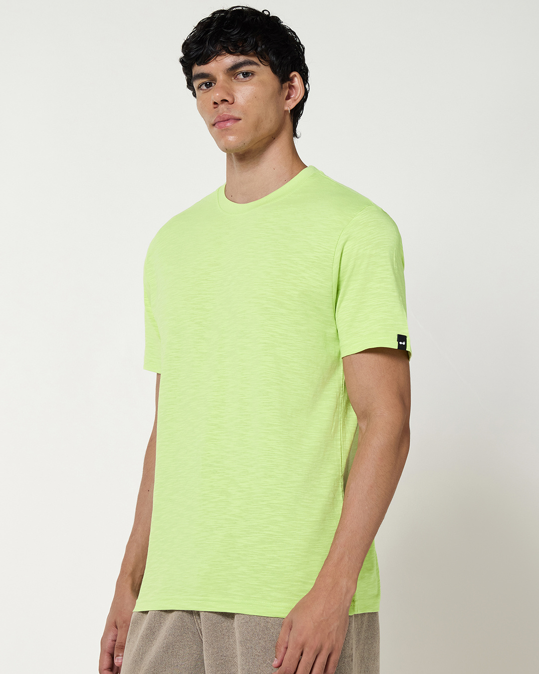 Shop Men's Green T-shirt-Back
