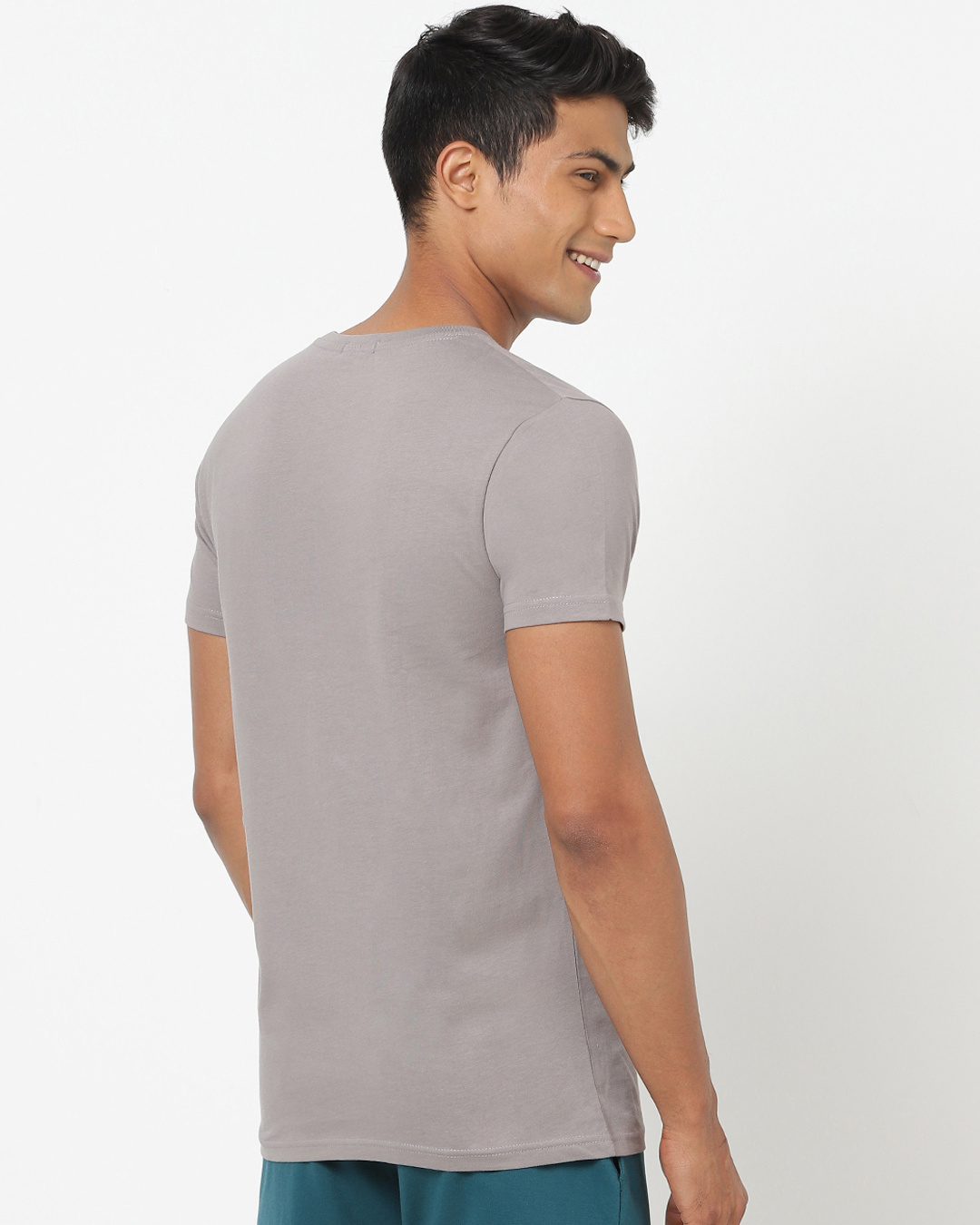 Shop Men's Grey 4x4 Off Road T-shirt-Back