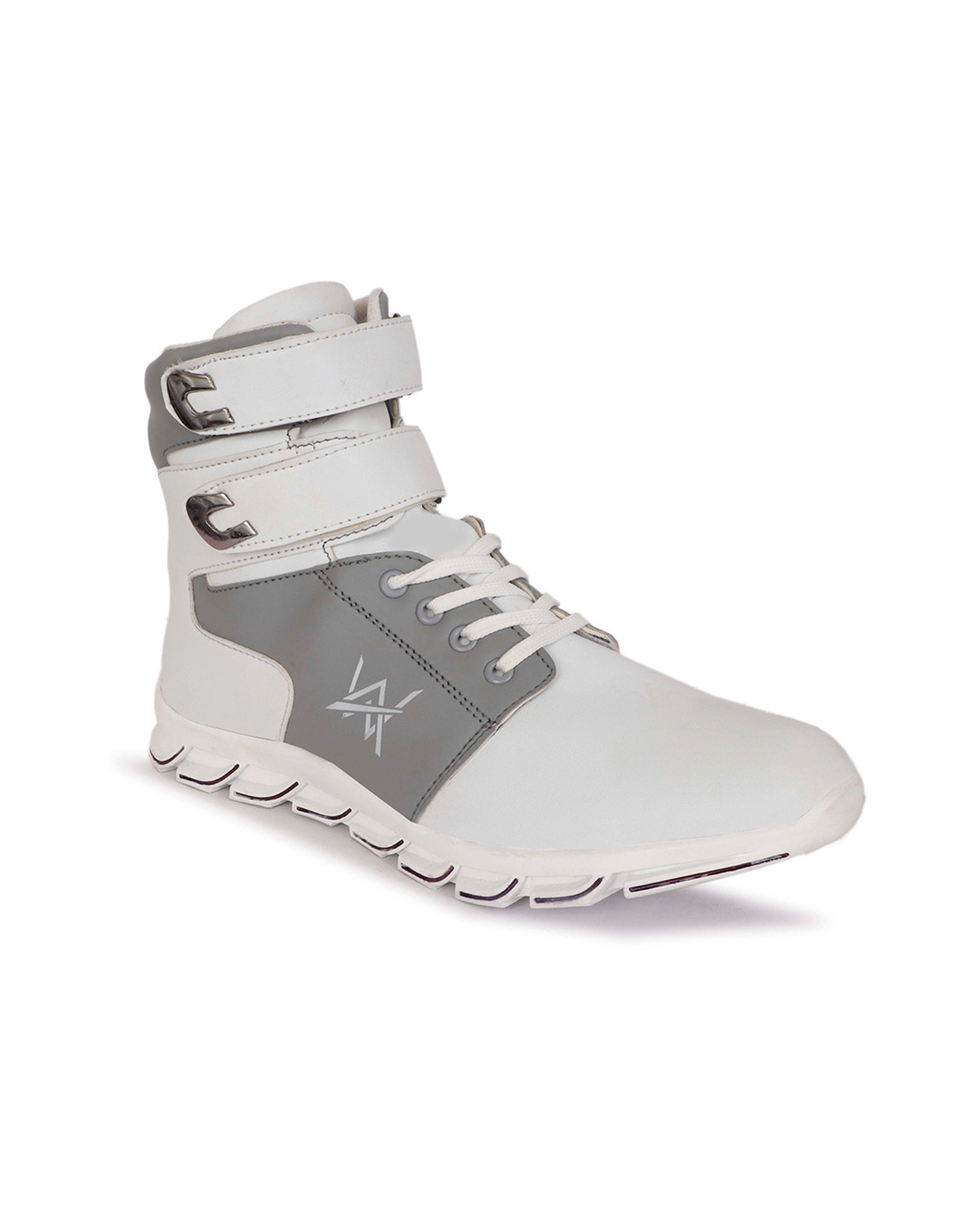 Shop Men's Grey and White Casual Boot-Back