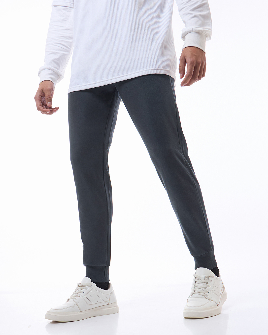 Grey casual jogger fashion