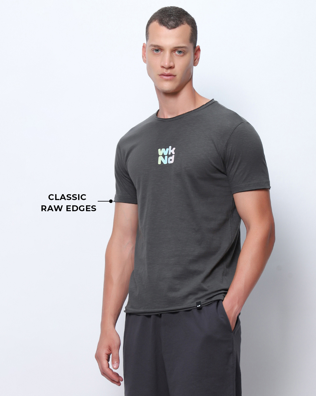 Shop Men's Grey Chill Out Puff Printed T-shirt-Back