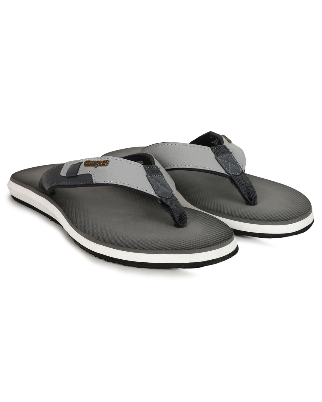 Buy Men's Grey Flip Flops Online in India at Bewakoof