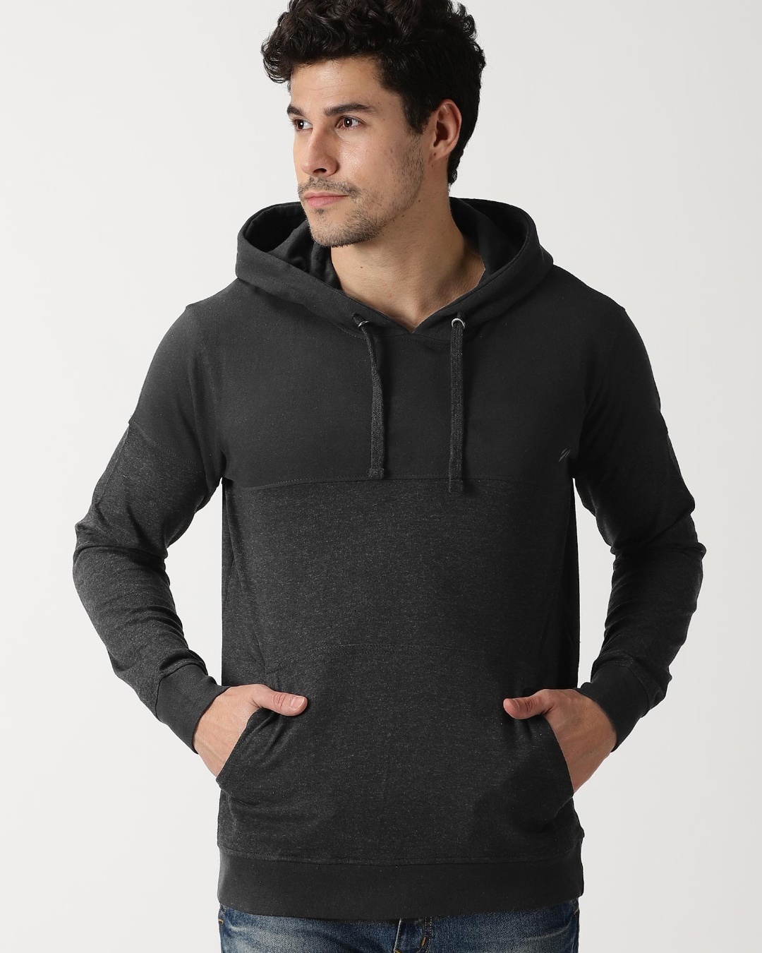 Buy Men's Grey Hoodie Online at Bewakoof