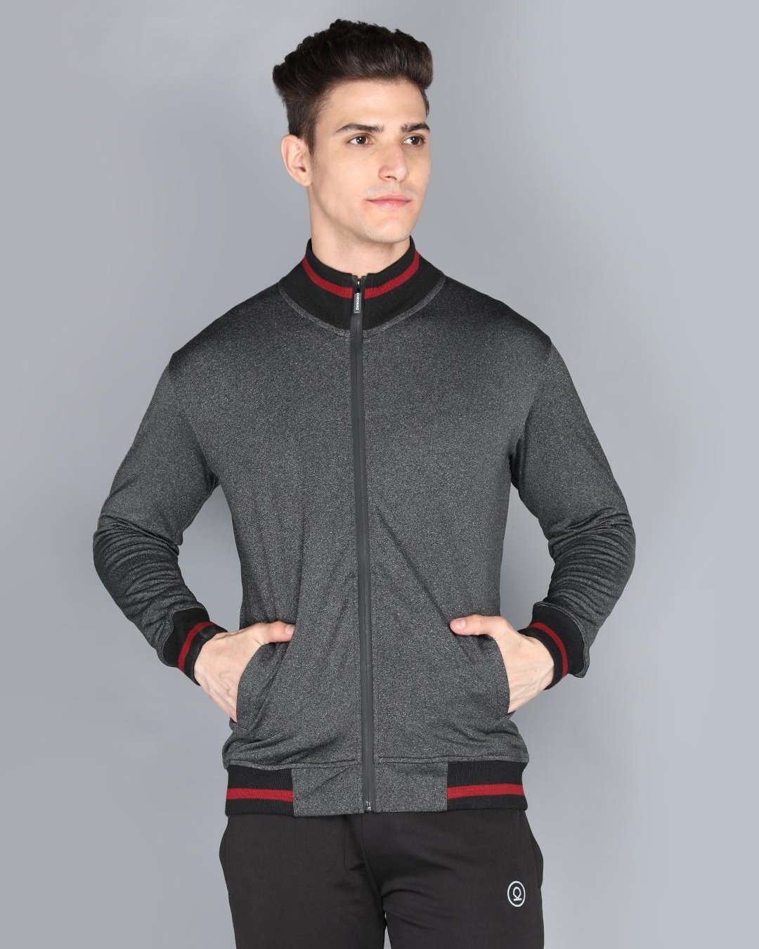 Buy Men's Grey Jacket Online at Bewakoof