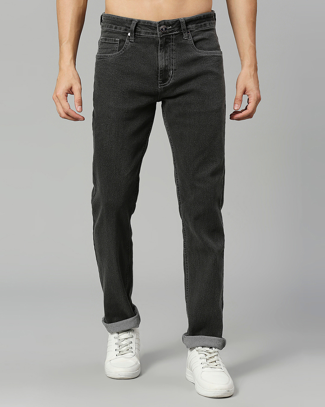 Buy Men's Grey Jeans Online at Bewakoof