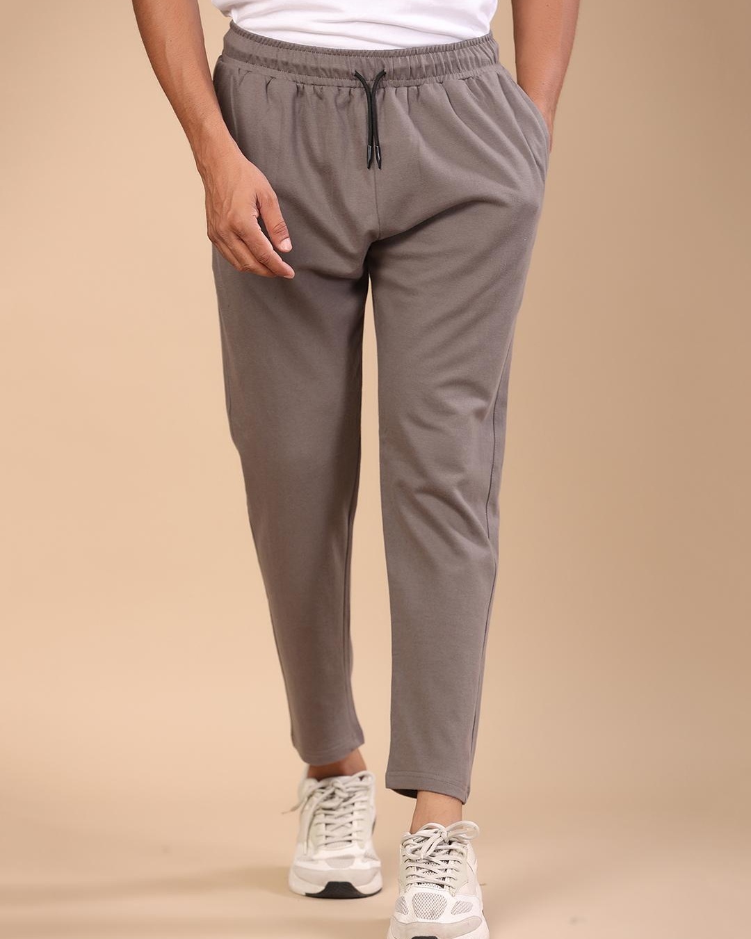 Buy Men's Grey Joggers for Men Grey Online at Bewakoof