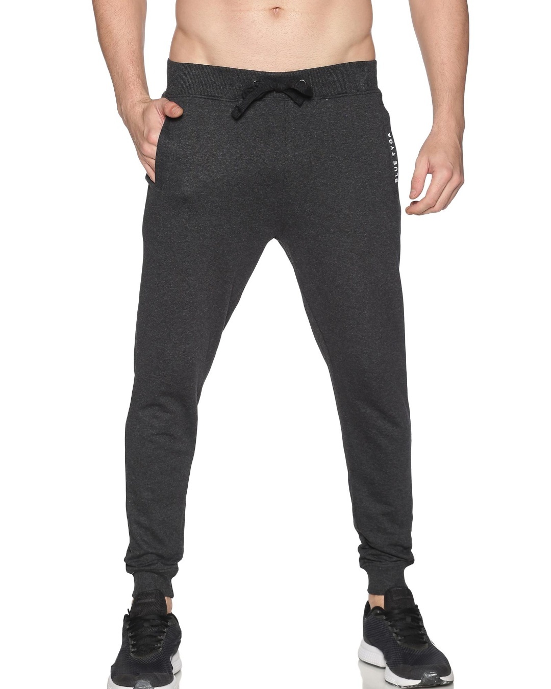 Buy Men's Grey Joggers Online at Bewakoof