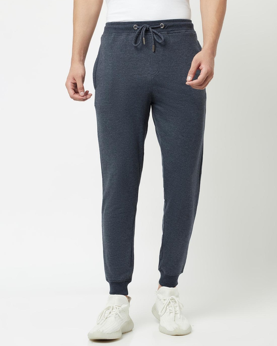 Buy Men's Grey Joggers Online at Bewakoof