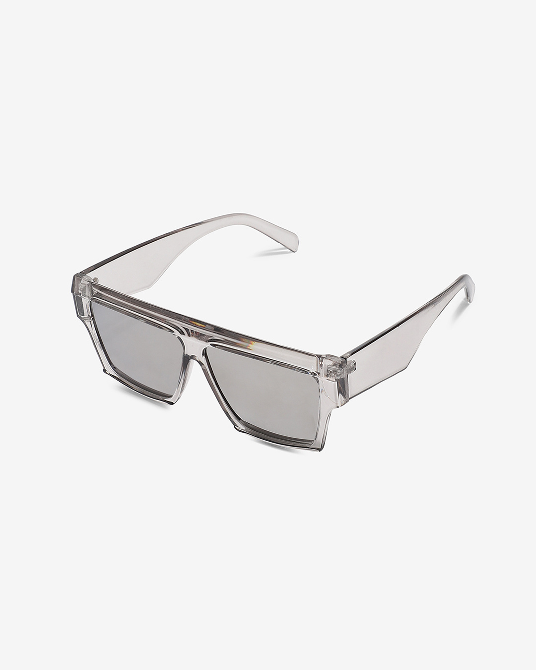 Shop Men's Grey Oversized Polarised Lens Full Rim Sunglasses-Back