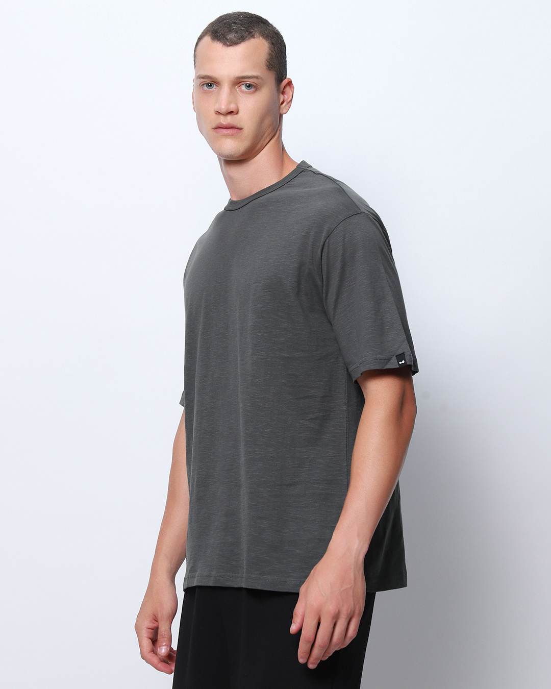 Buy Men's Grey Oversized T-shirt Online at Bewakoof