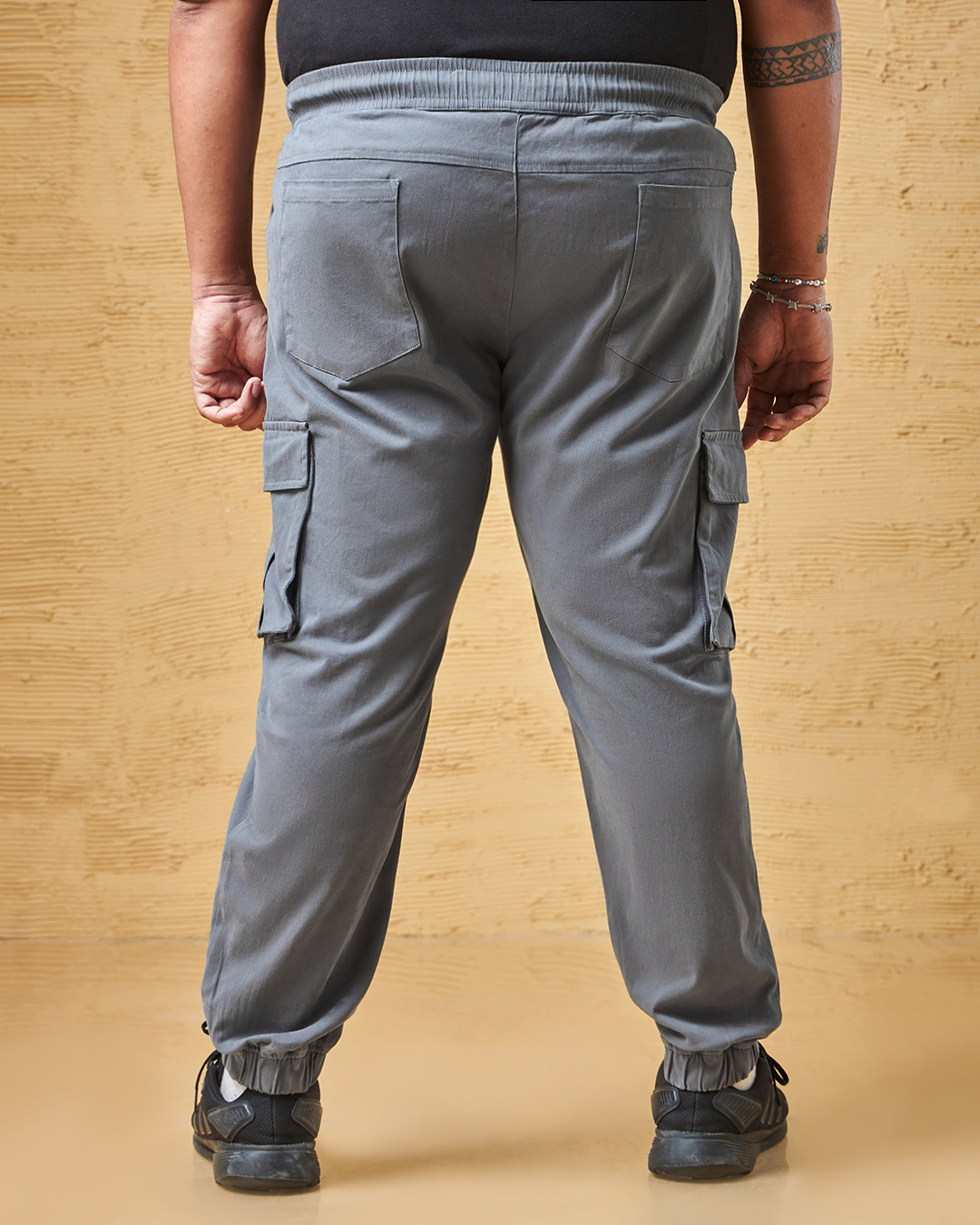 Plus-Size Cargo Trousers