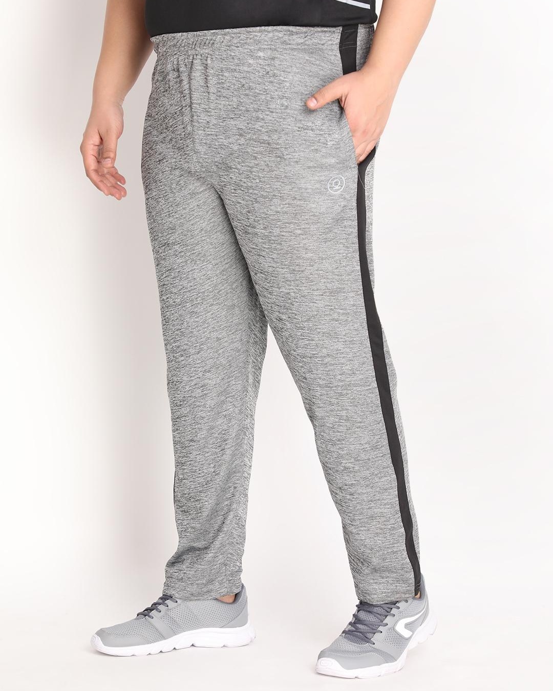Buy Men's Grey Plus Size Track Pants Online at Bewakoof