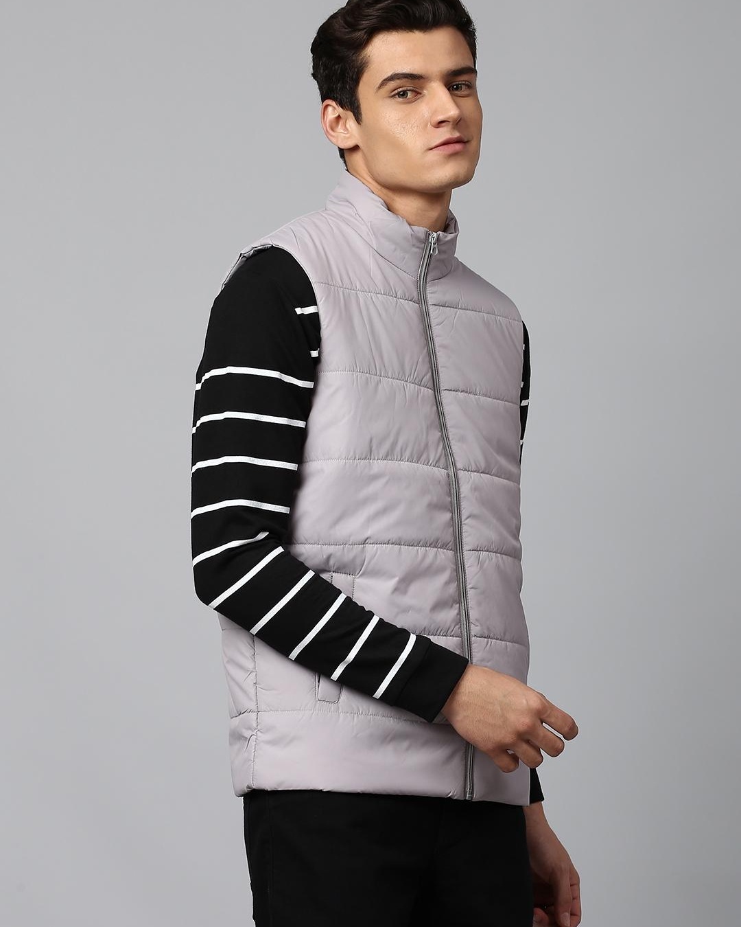 mens grey nike puffer coat