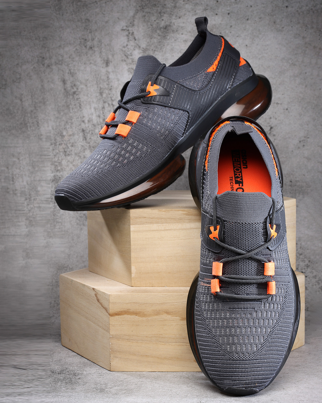 mens grey walking shoes