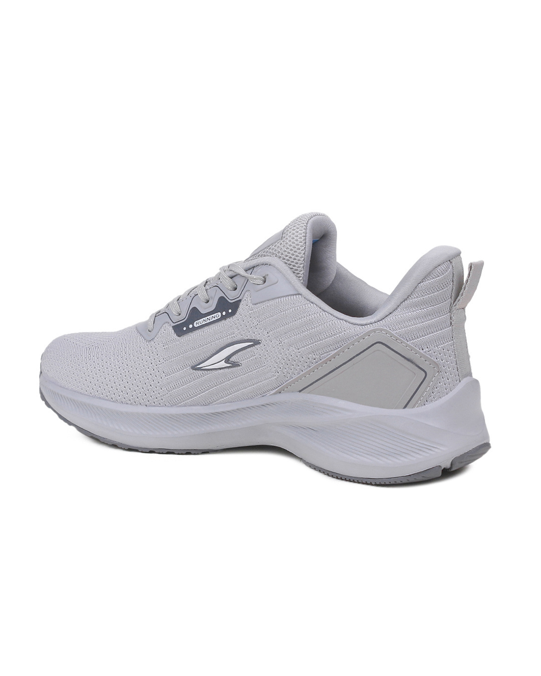 Shop Men's Grey Running Shoes-Back