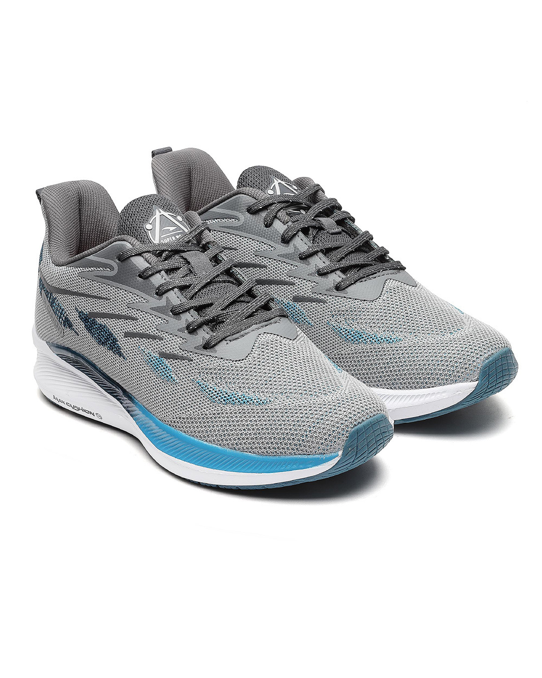 Shop Men's Grey Running Shoes-Back