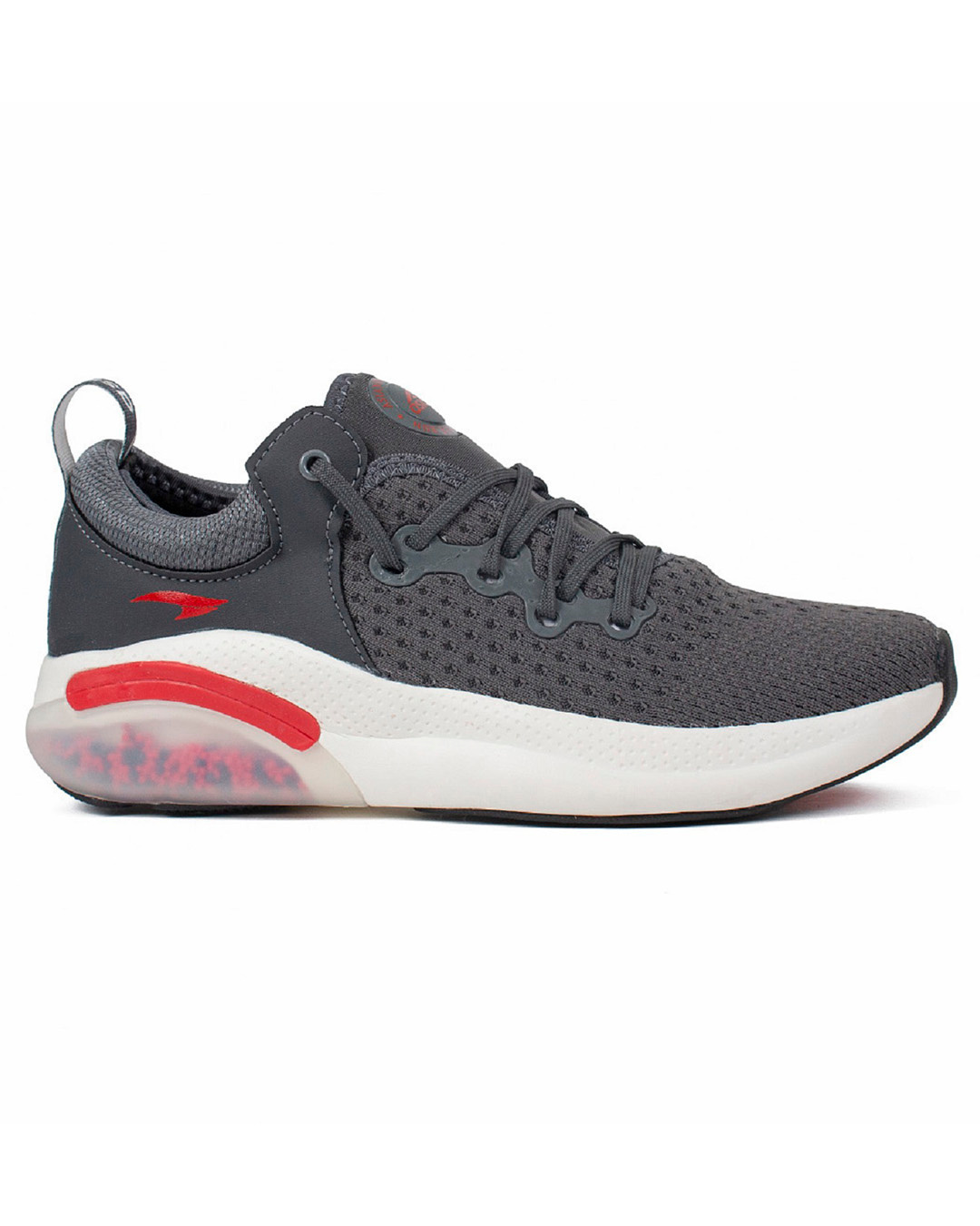 Shop Men's Grey Running Shoes-Back