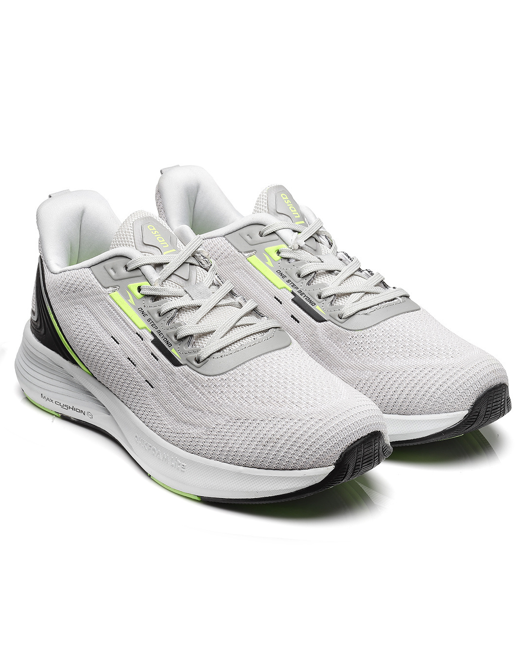 Shop Men's Grey Running Shoes-Back