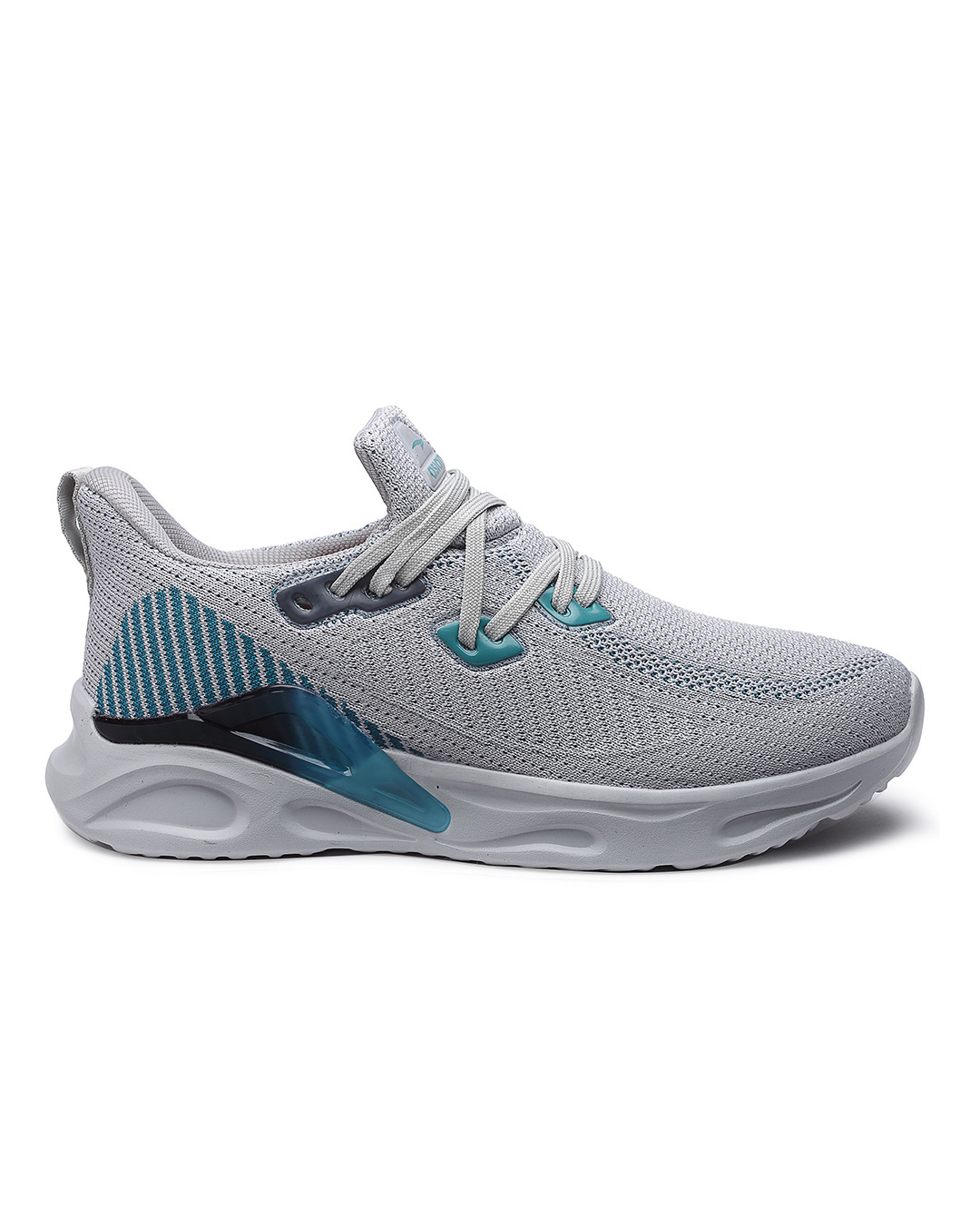 Shop Men's Grey Running Shoes-Back