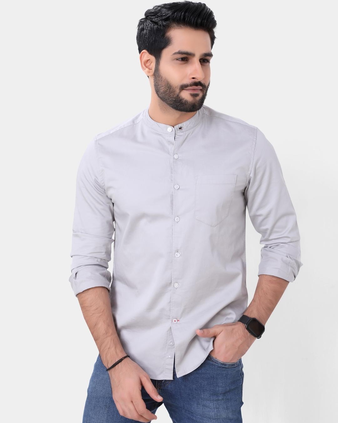 Buy Men's Grey Shirt Online at Bewakoof