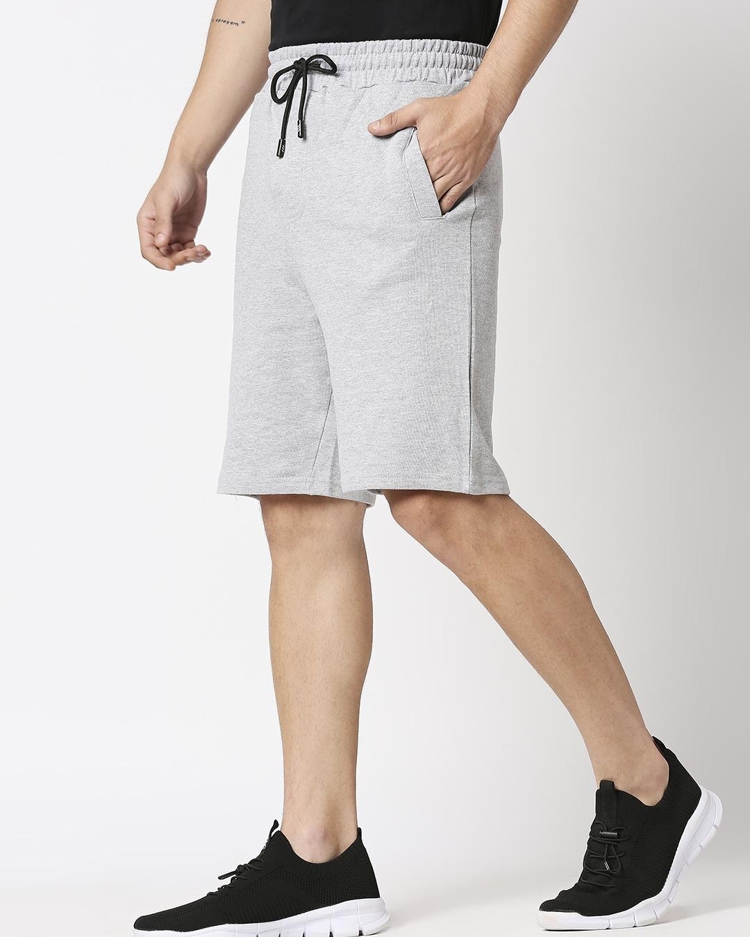 Shop Men's Grey Shorts-Back