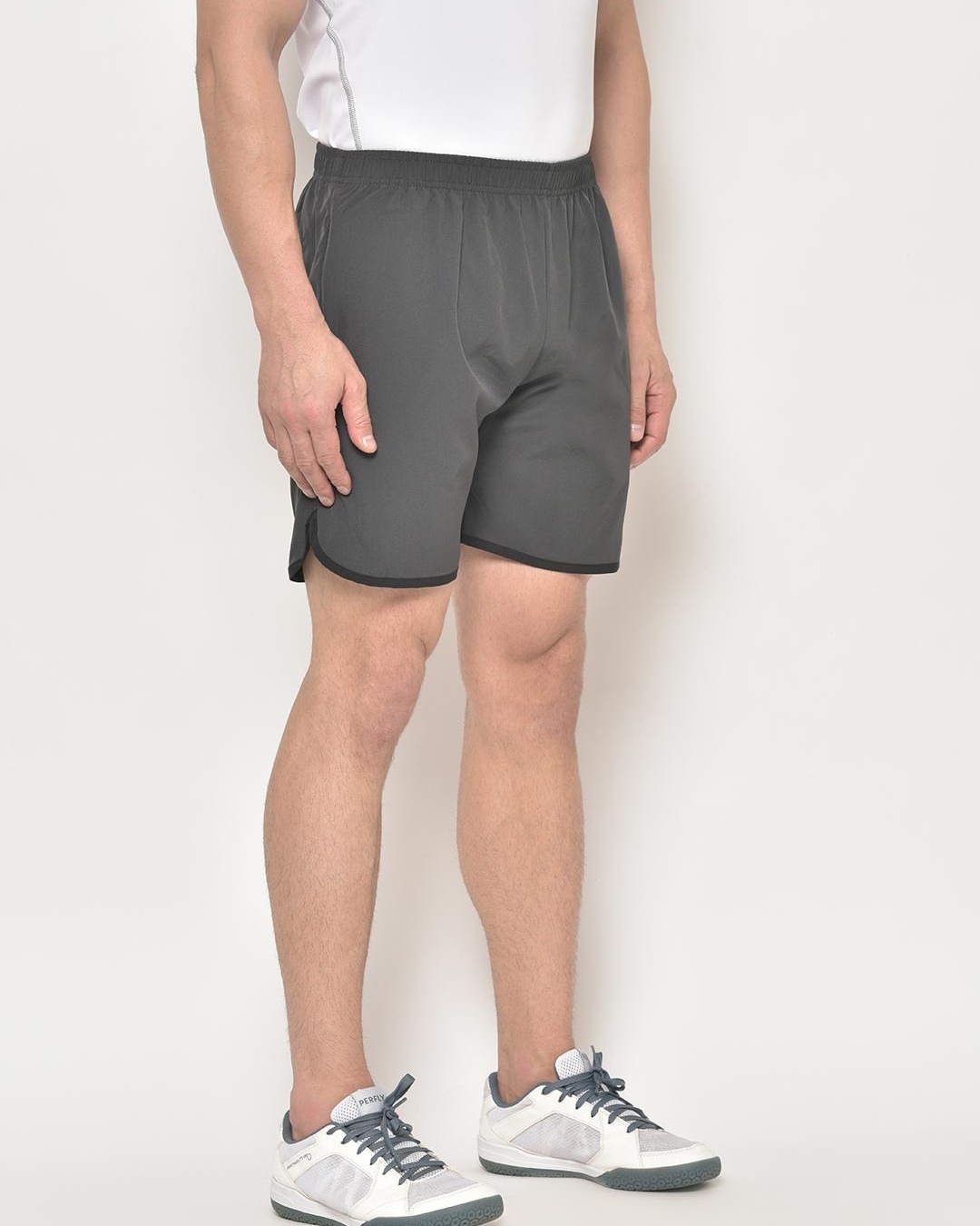 Shop Men's Grey Shorts-Back