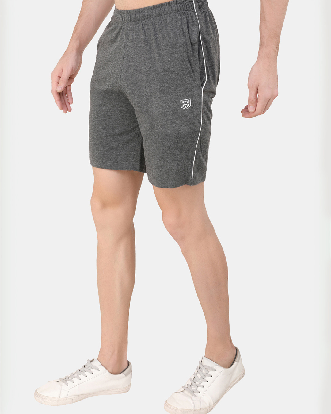 Shop Men's Grey Shorts-Back