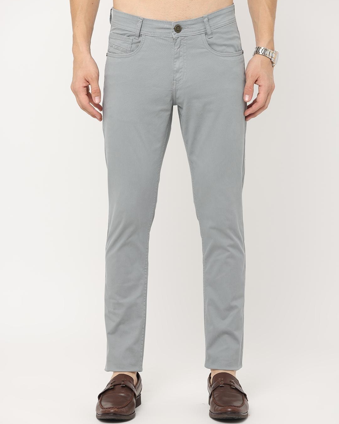 Buy Men's Grey Slim Fit Jeans Online at Bewakoof