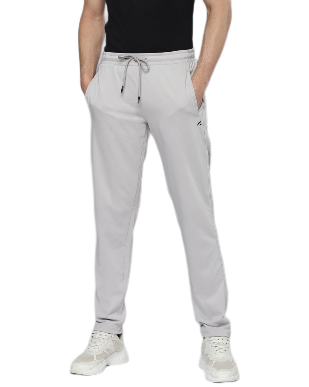 Buy Men's Grey Slim Fit Track Pants Online at Bewakoof