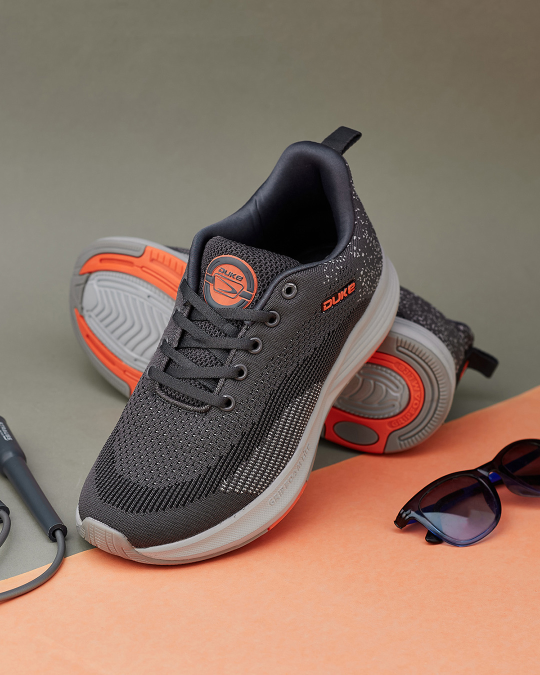 Buy Men's Grey Sports Shoes Online in India at Bewakoof