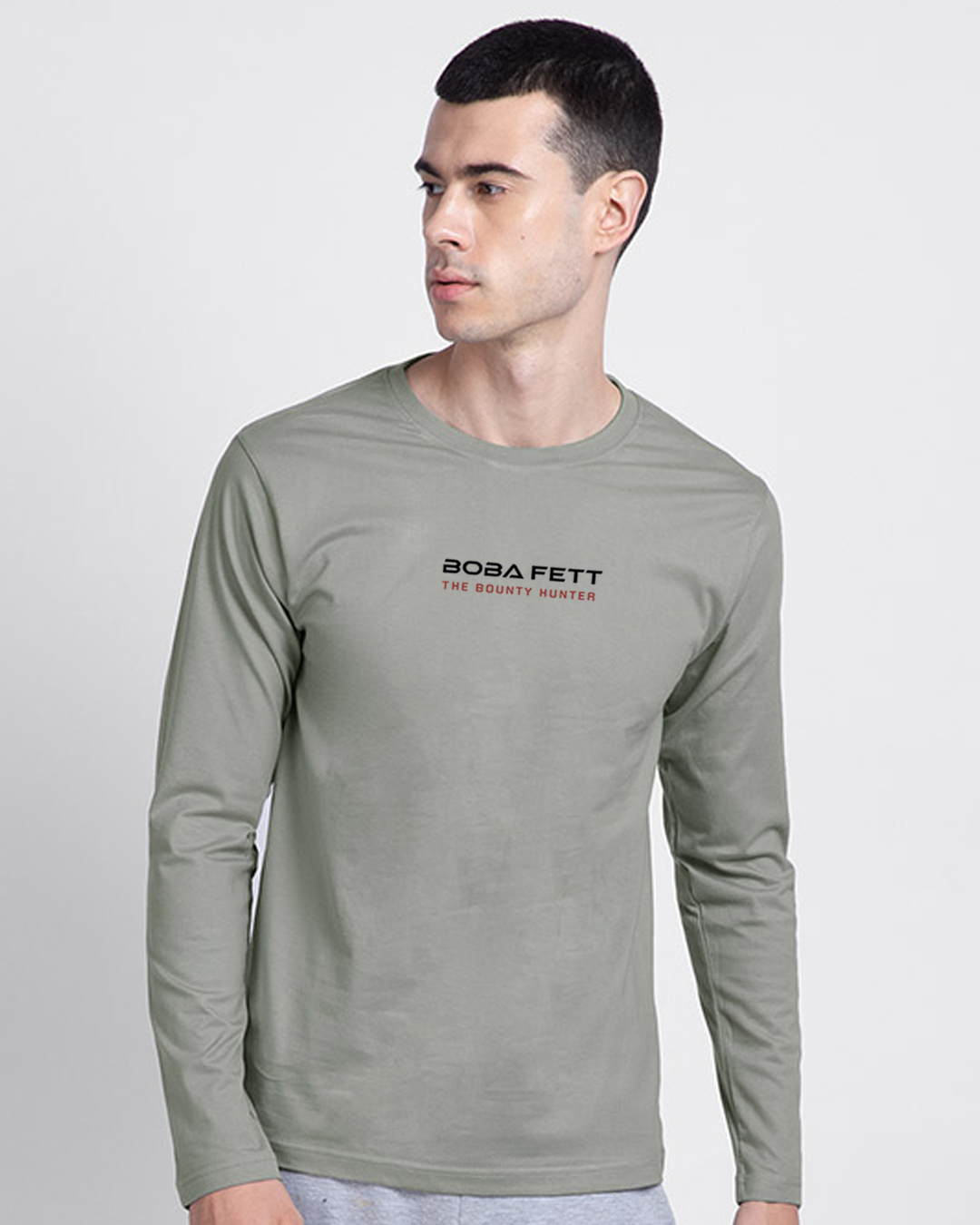 Shop Men's Grey Star Wars T-shirt-Back
