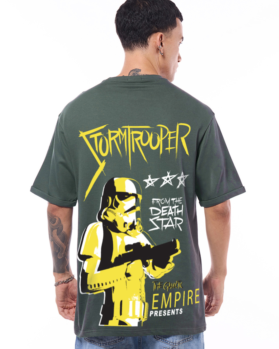 T-shirt Dye Trooper - Gris, Taille M - Neuf