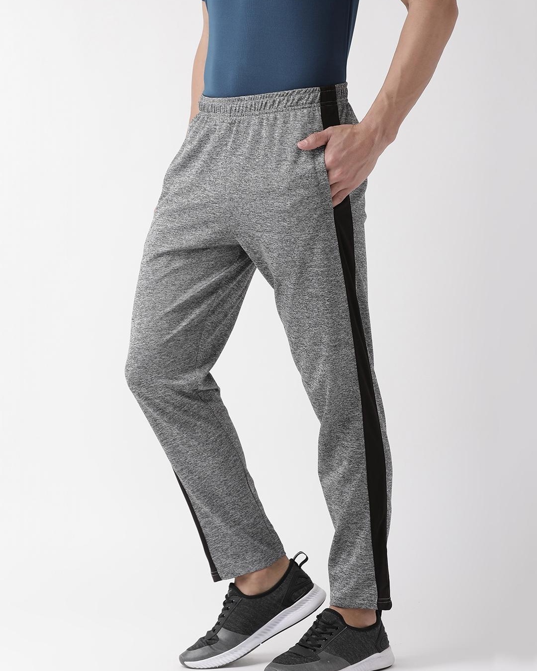 Buy Mens Grey Track Pants Online At Bewakoof