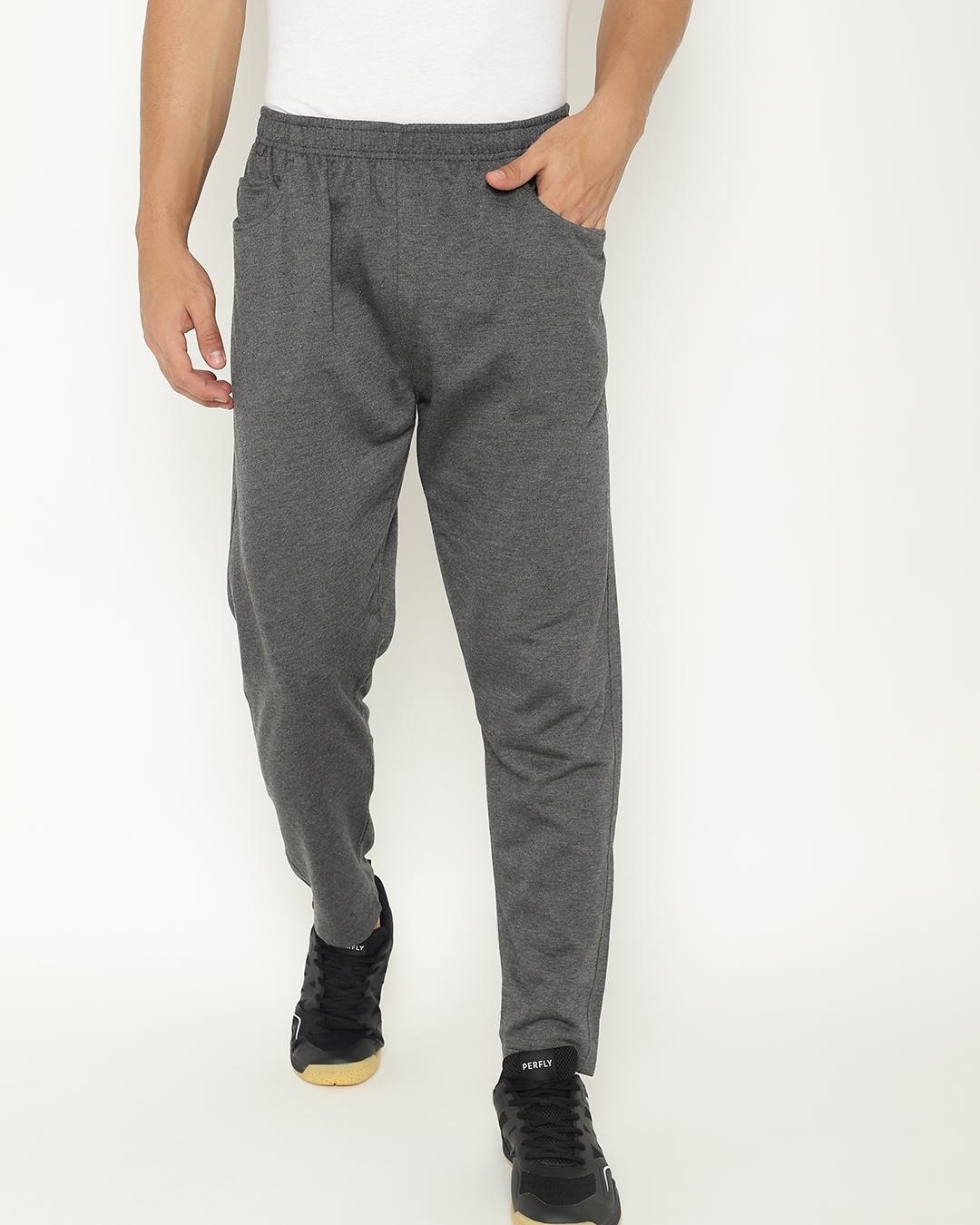 Buy Men's Grey Track Pants Online at Bewakoof