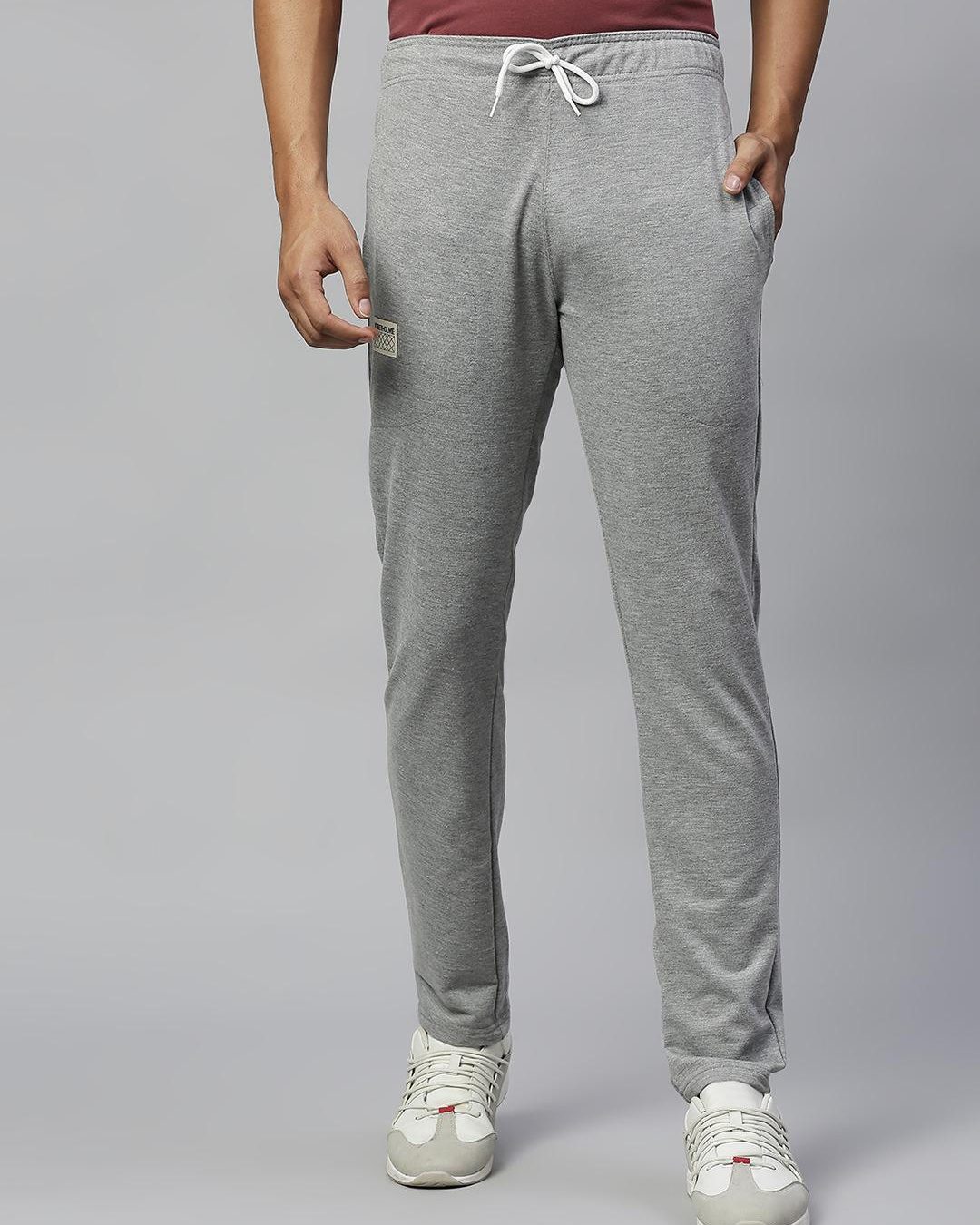 Buy Men's Grey Track Pants Online at Bewakoof